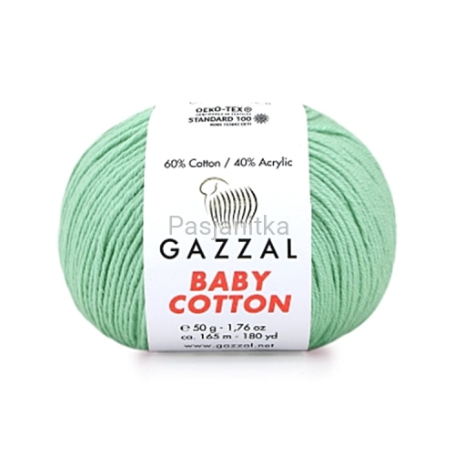 Włóczka Baby Cotton 3425 miętowy
