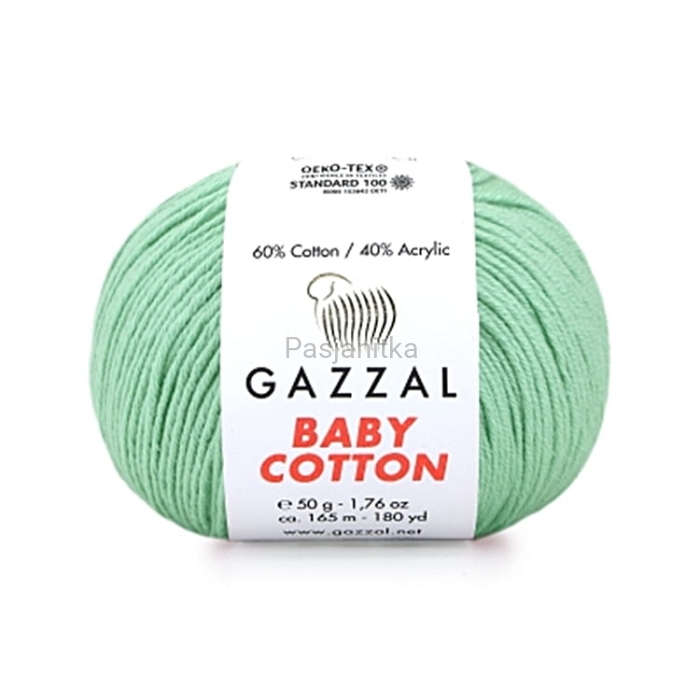 Włóczka Baby Cotton 3425 miętowy