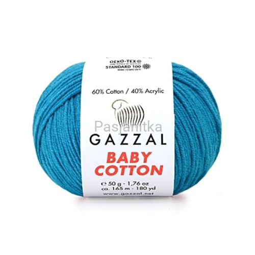 Włóczka Baby Cotton 3428 turkus