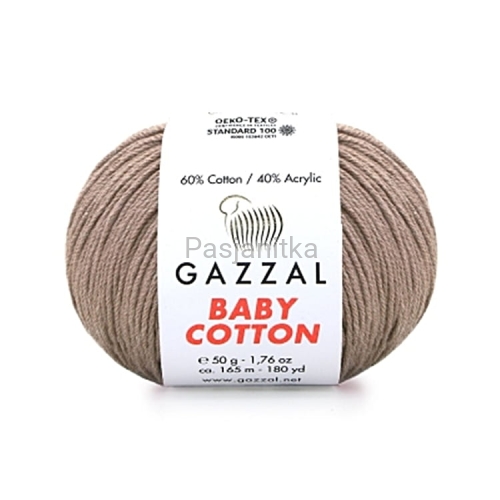 Włóczka Baby Cotton 3434 kawa z mlekiem