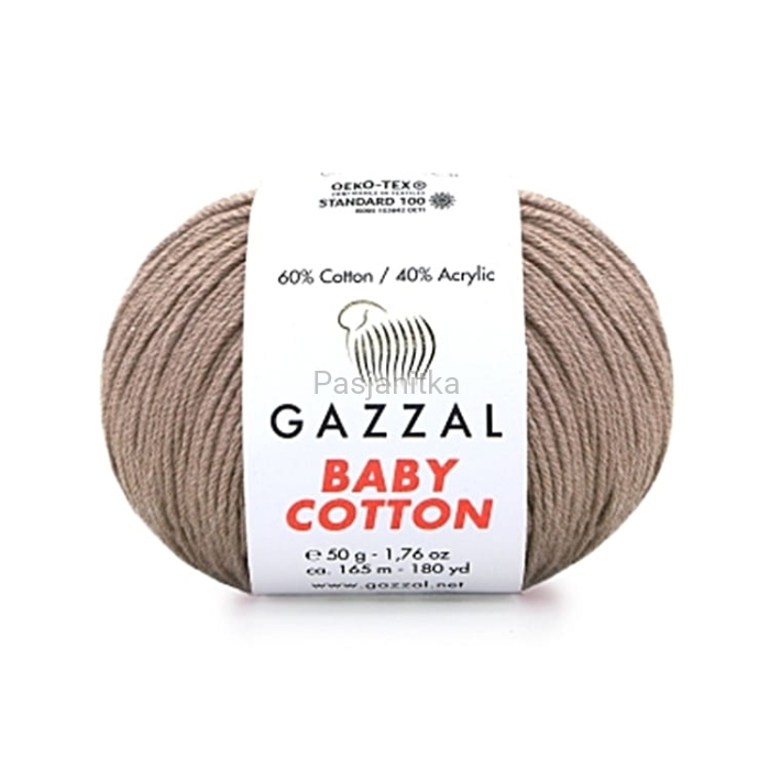 Włóczka Baby Cotton 3434 kawa z mlekiem