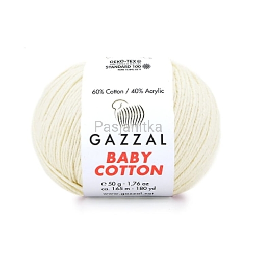 Włóczka Baby Cotton 3437 kremowy