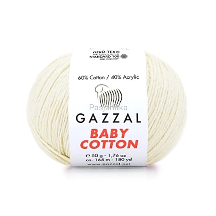 Włóczka Baby Cotton 3437 kremowy
