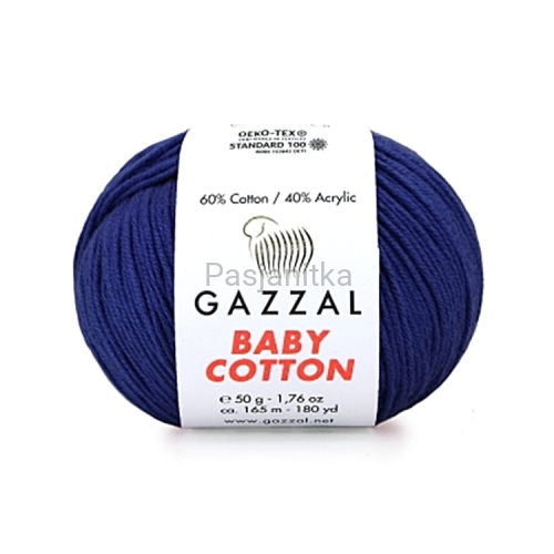 Włóczka Baby Cotton 3438 granatowy