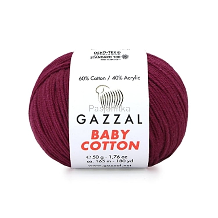 Włóczka Baby Cotton 3442 wiśnia