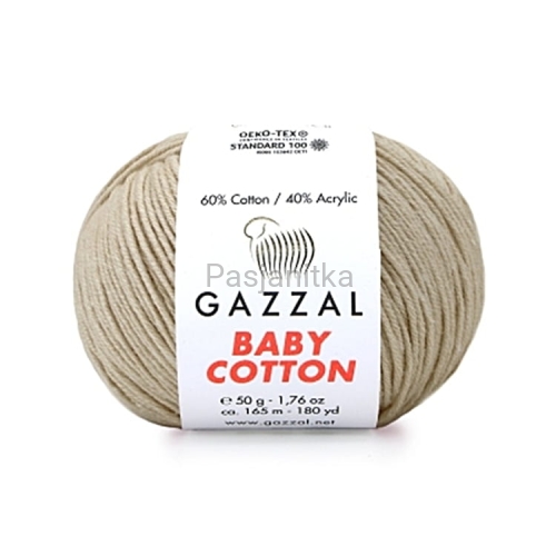 Włóczka Baby Cotton 3446 jasny beż