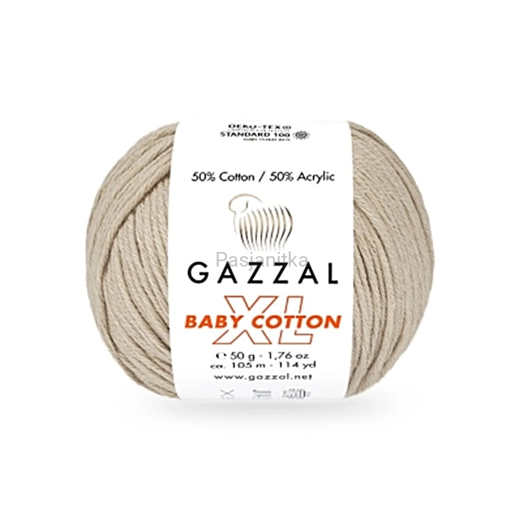 Włóczka Baby Cotton XL 3446 jasny beż