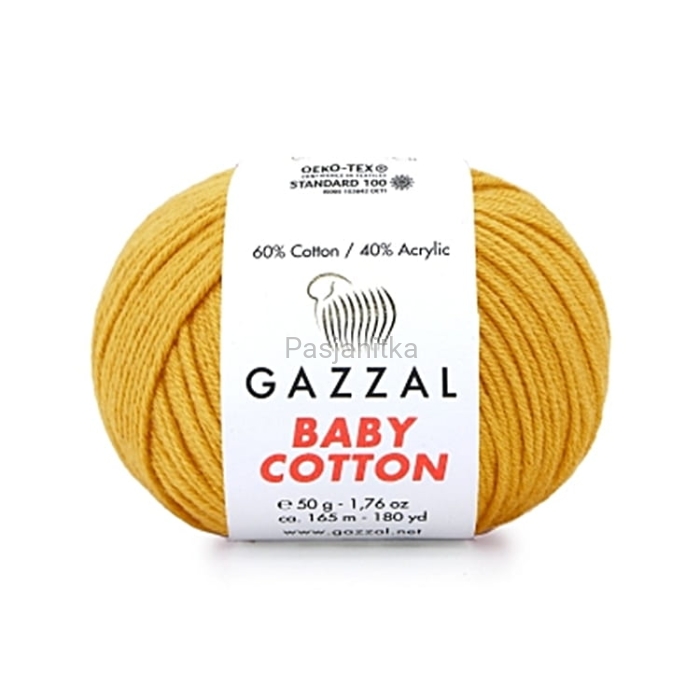 Włóczka Baby Cotton 3447 miodowy