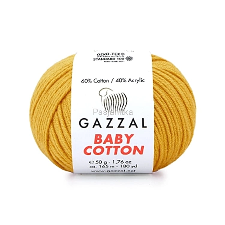 Włóczka Baby Cotton 3447 miodowy