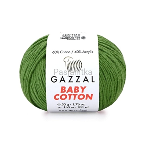 Włóczka Baby Cotton 3449 paprotka