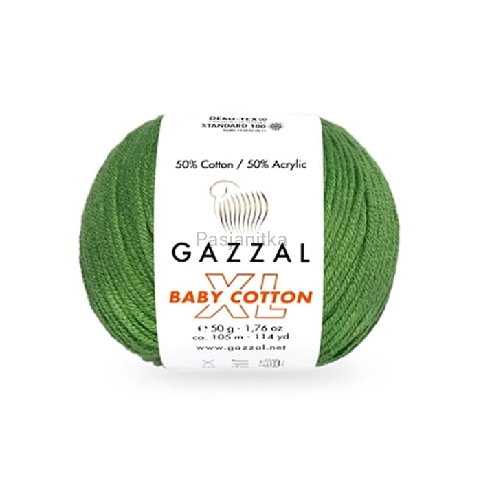 Włóczka Baby Cotton XL 3449 paprotka