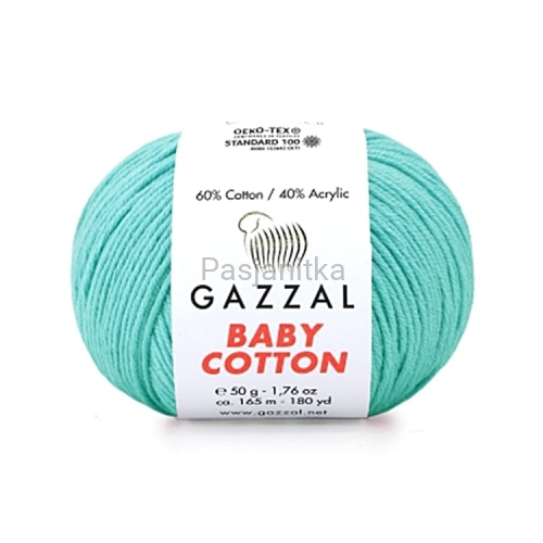 Włóczka Baby Cotton 3452 aqua