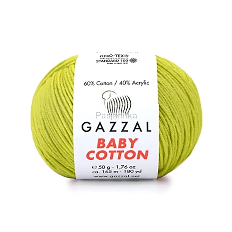 Włóczka Baby Cotton 3457 pistacja