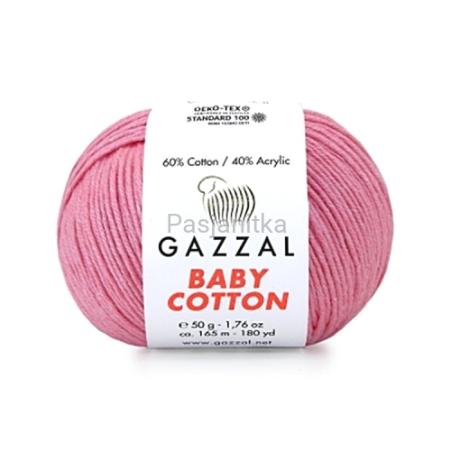 Włóczka Baby Cotton 3468 róż