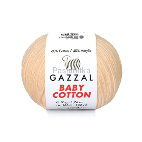 Włóczka Baby Cotton 3469 jasna morela