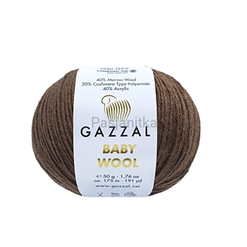 Włóczka Baby Wool 807 brąz