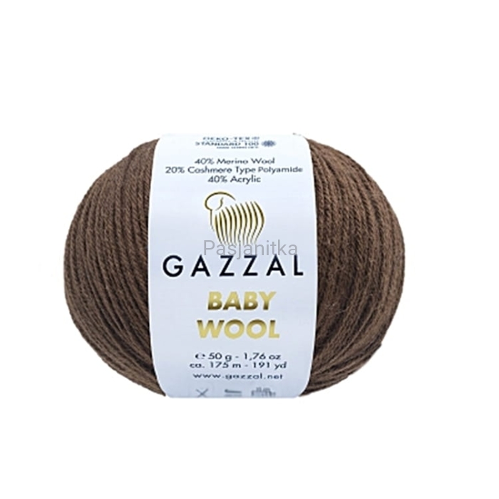 Włóczka Baby Wool 807 brąz