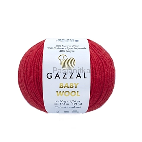 Włóczka Baby Wool 811 czerwony