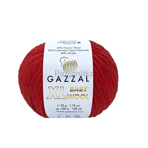 Włóczka Baby Wool XL 811 czerwony