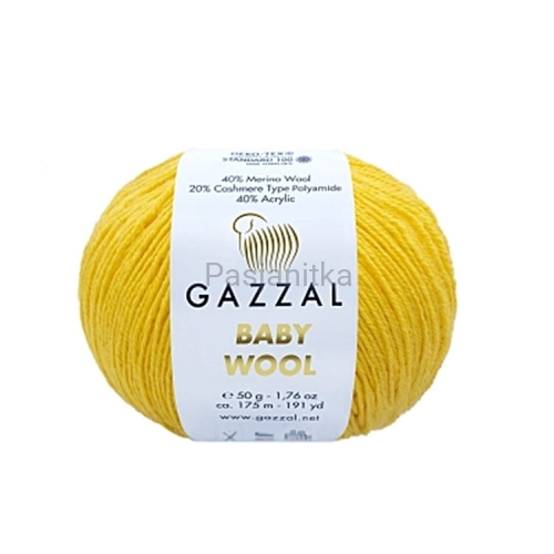 Włóczka Baby Wool 812 żółty