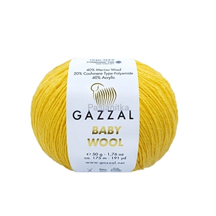 Włóczka Baby Wool 812 żółty