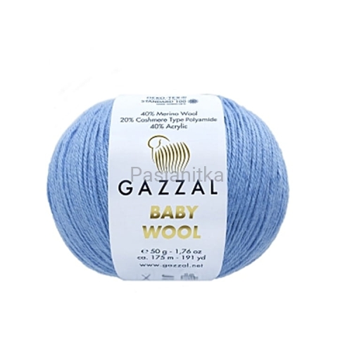 Włóczka Baby Wool 813 jasny niebieski