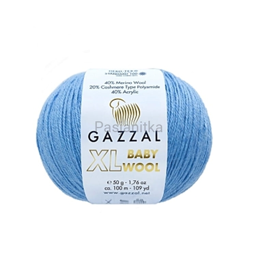 Włóczka Baby Wool XL 813 jasny niebieski