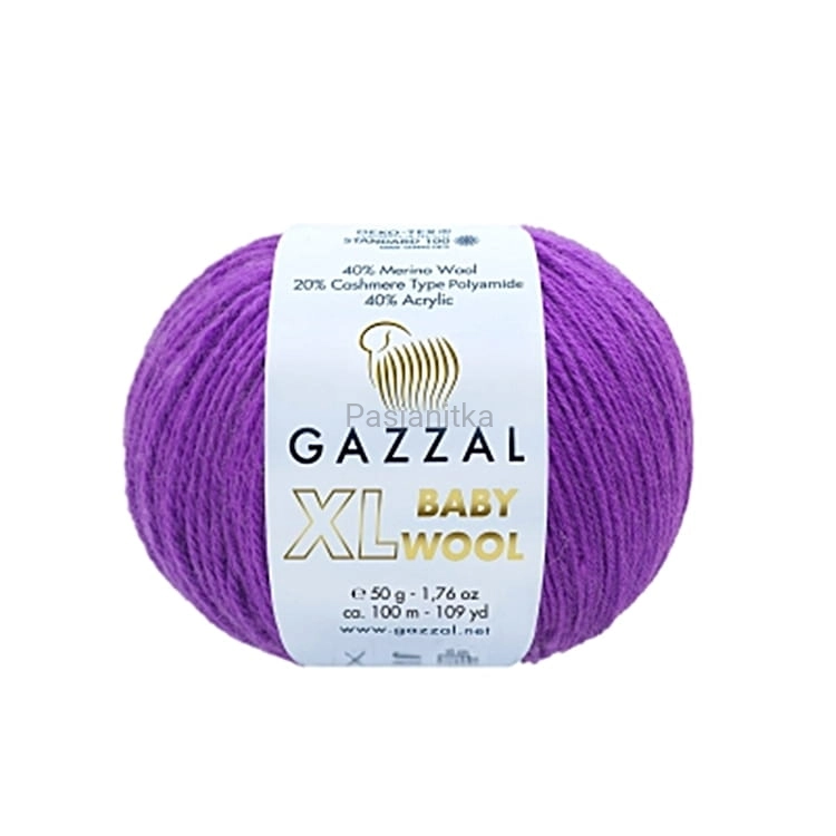 Włóczka Baby Wool XL 815 fiolet