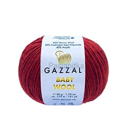 Włóczka Baby Wool 816 bordo