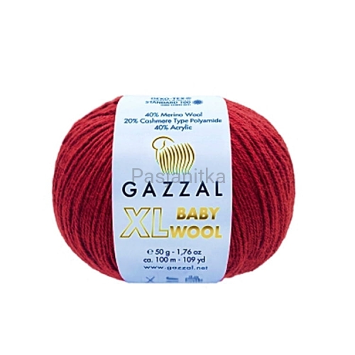 Włóczka Baby Wool XL 816 bordo