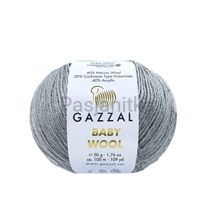 Włóczka Baby Wool XL 818 szary