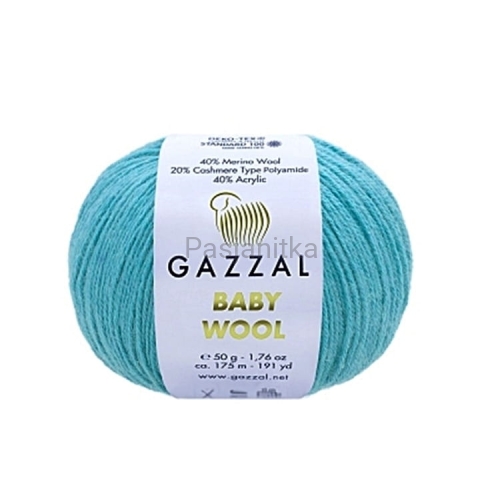 Włóczka Baby Wool 820 turkus