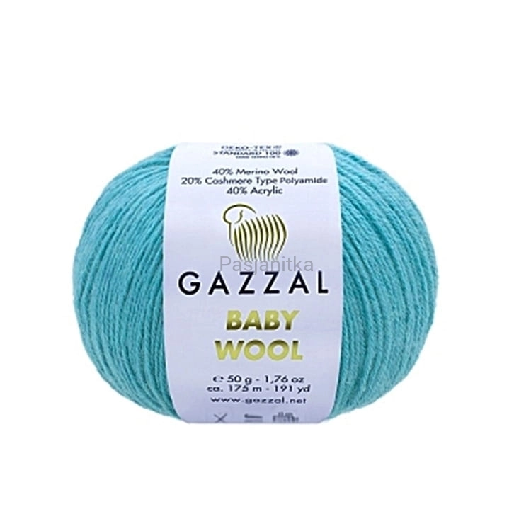 Włóczka Baby Wool 820 turkus