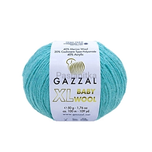 Włóczka Baby Wool XL 820 turkus