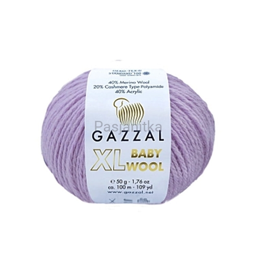 Włóczka Baby Wool XL 823 lawenda