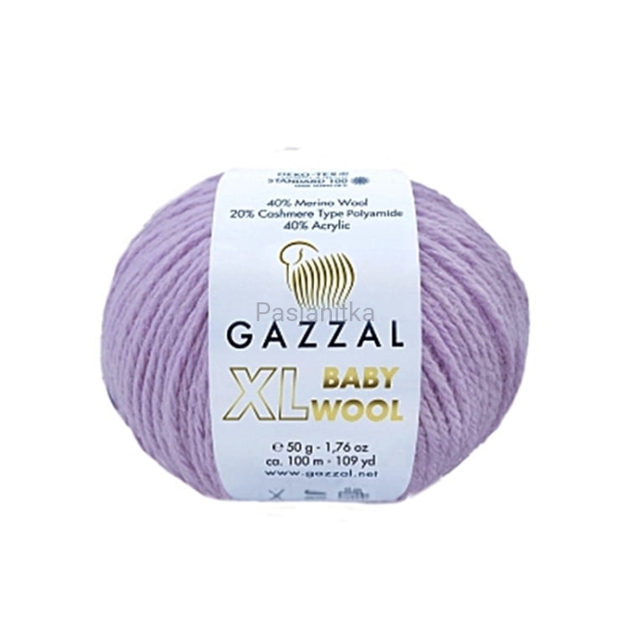 Włóczka Baby Wool XL 823 lawenda
