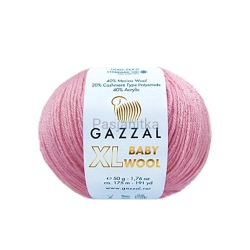 Włóczka Baby Wool XL 828 cukierkowy róż