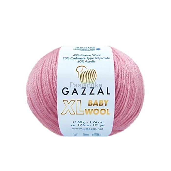 Włóczka Baby Wool XL 828 cukierkowy róż