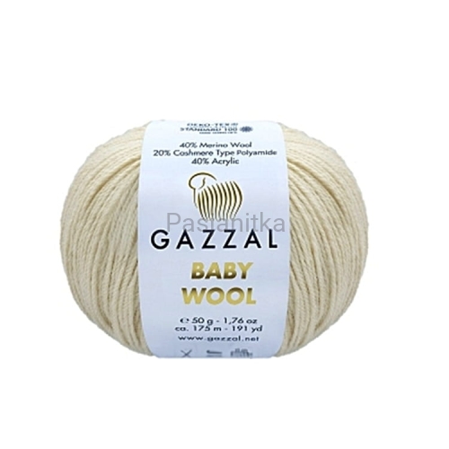 Włóczka Baby Wool 829 jasny beż