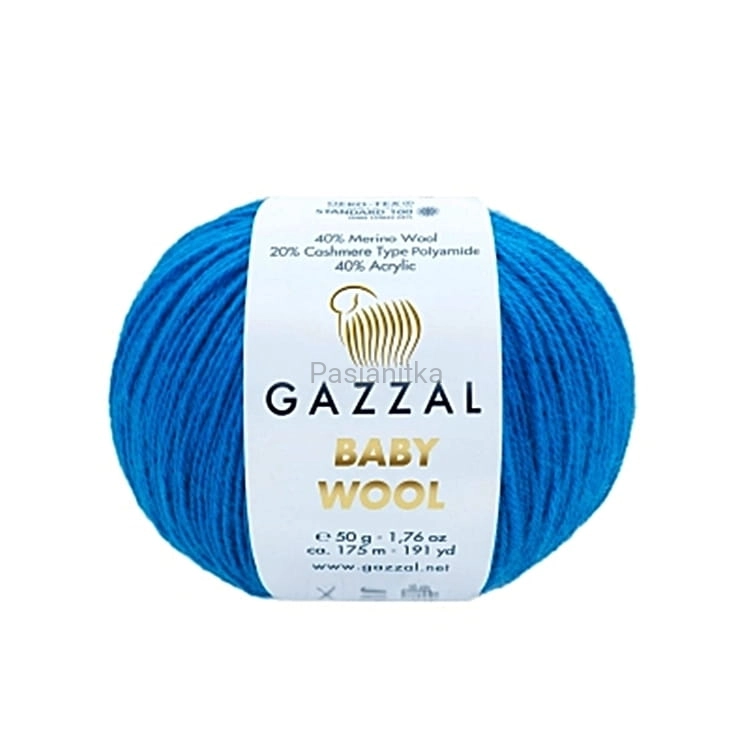 Włóczka Baby Wool 830 niebieski