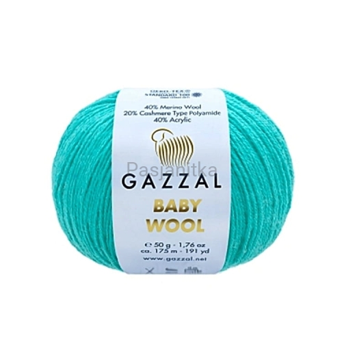 Włóczka Baby Wool 832 jasny morski
