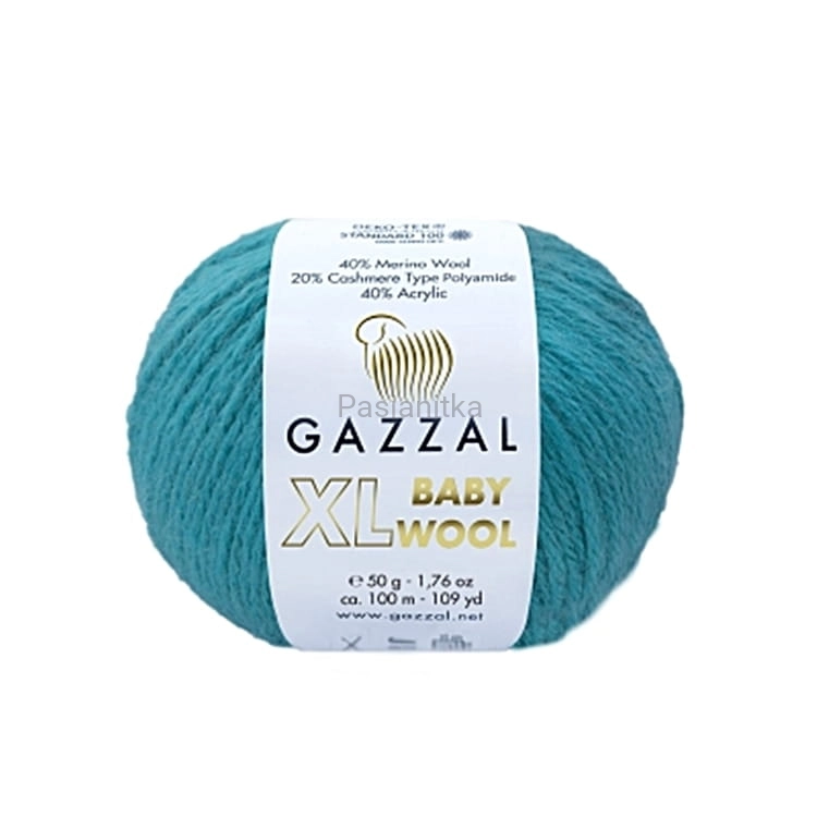 Włóczka Baby Wool XL 832 jasny morski