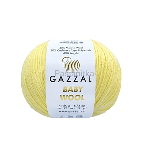 Włóczka Baby Wool 833 jasny żółty
