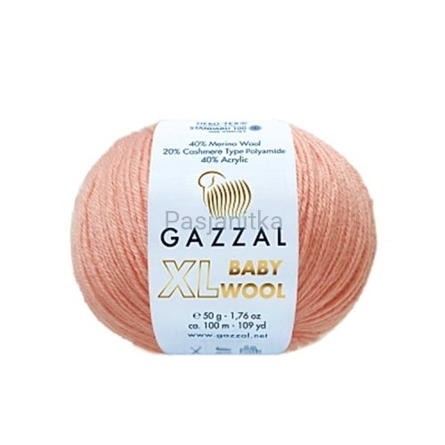 Włóczka Baby Wool XL 834 łosoś