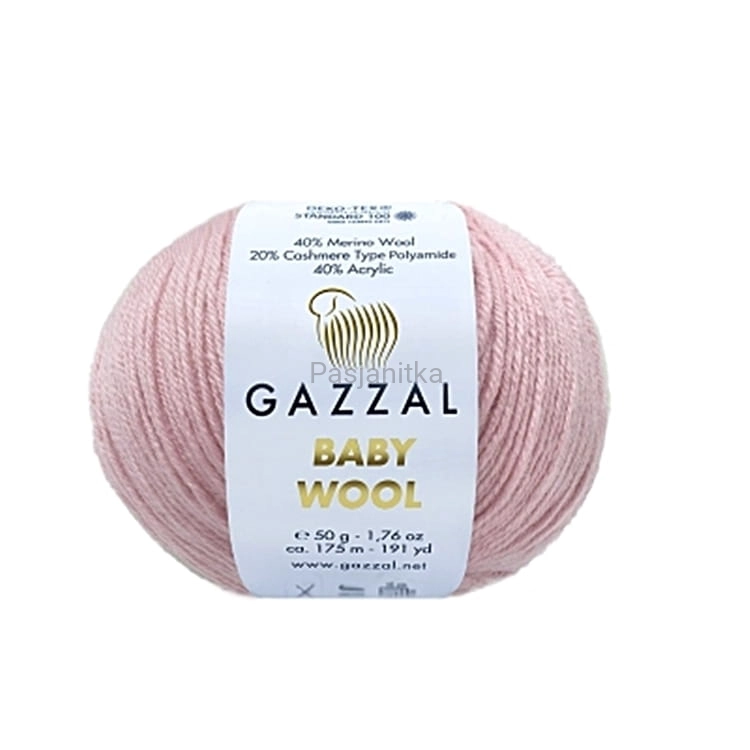 Włóczka Baby Wool 836 jasny róż
