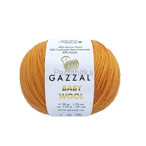 Włóczka Baby Wool 837 pomarańcz
