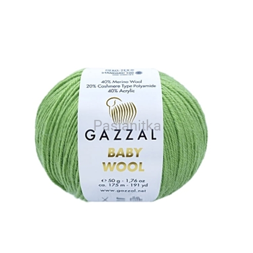 Włóczka Baby Wool 838 limonka