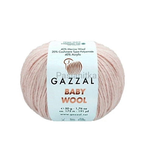 Włóczka Baby Wool 839 ciepły beż