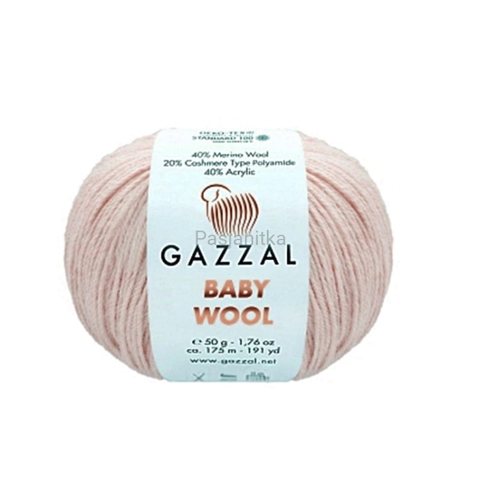 Włóczka Baby Wool 839 ciepły beż