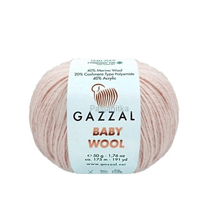 Włóczka Baby Wool 839 ciepły beż
